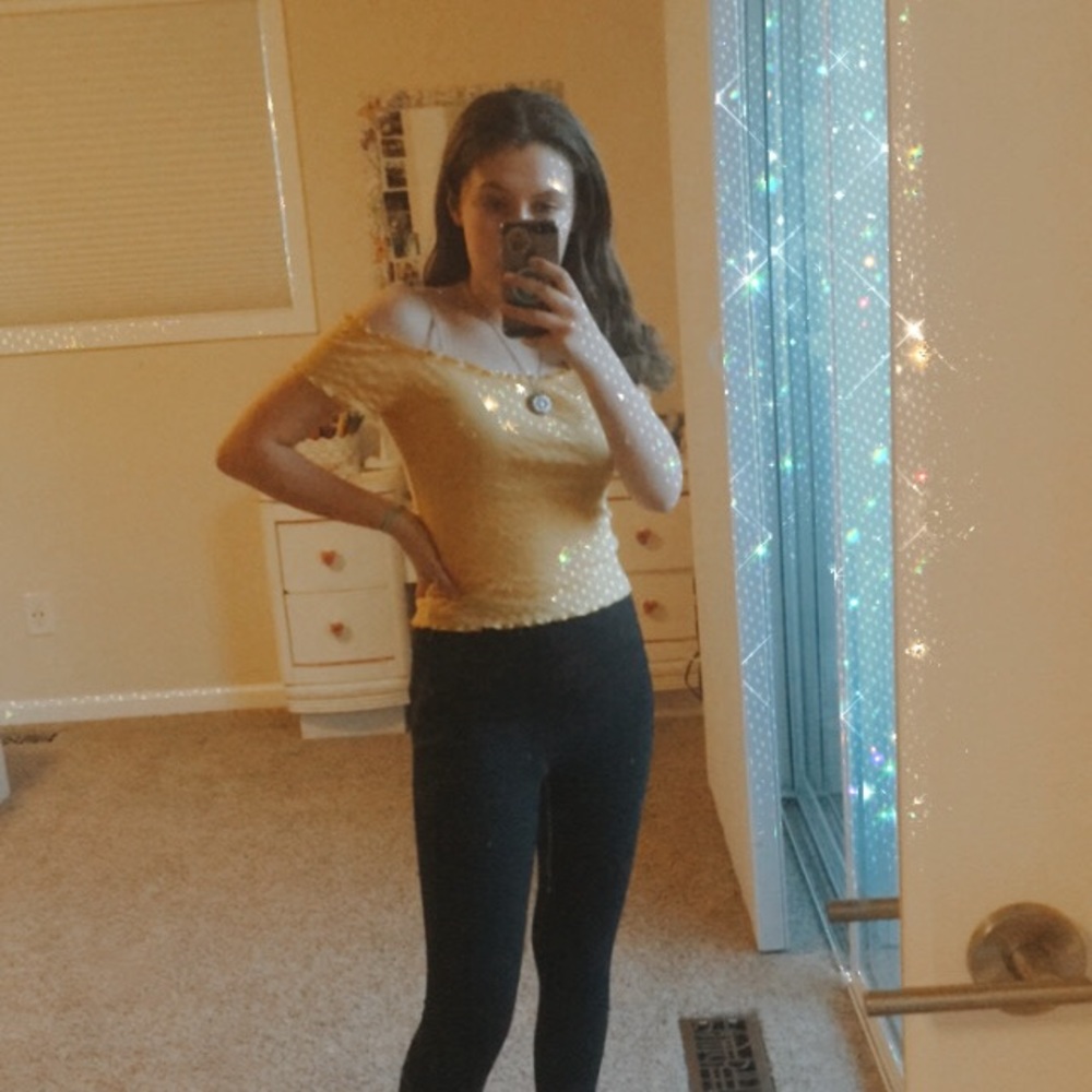 PACSUN off the shoulder crop top